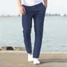 Mens CottonLinen Elastic Waist Trousers Breathable Casual Streetwear 7