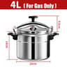 Aluminum Pressure Cooker For Gas Stoves  Safe Lock Pressure Canner In 3L To 7L Sizes 5