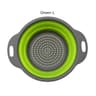 Collapsible Silicone Colander  Foldable Fruit  Vegetable Strainer For Compact Kitchens 5