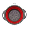 Collapsible Silicone Colander  Foldable Fruit  Vegetable Strainer For Compact Kitchens 7