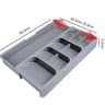 Expandable Silverware Drawer Organizer With Knife Holder  Adjustable Cutlery Organizer For Kitchen  4