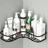 SteelFlow Floating Wall Shelf  Metal Bathroom Storage Organizer For Kitchen  Home 7