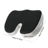 WaveRelief Comfort Seat  UShaped Seat Cushion For Tailbone Pain Relief  Breathable Support 7