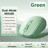 ComfortFlow Dual Mode Ergonomic Wireless Mouse With Bluetooth  24GHz USB Receiver For Laptop  PC 4