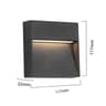 Universal Waterproof Outdoor LED Surface Mounted Wall Light  12V 220V Garage  Entrance Lamp 13