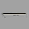 LumiLine Waterproof Outdoor Strip Wall Lamp  Modern Long LED Entrance Light 9