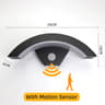Smart IP65 Outdoor LED Wall Light With Motion Sensor  Waterproof Security Sconce For Garden Porch   6