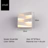 NovaSquare Modern LED Outdoor Wall Lamp  Waterproof Indoor Outdoor Sconce 7