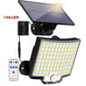 SolarMax 106LED Split Solar Motion Sensor Light  Waterproof Outdoor Wall Security Lamp 8