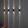 Silver Aluminum Outdoor Wall Light  6W IP65 Up  Down Waterproof Porch Sconce 0