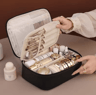 Large Capacity Multilayer Makeup Organizer Bag For Travel And Daily Storage 5