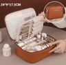 Large Capacity Multilayer Makeup Organizer Bag For Travel And Daily Storage 6