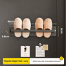 Magnetic Carbon Steel Door Storage Rack With Hooks For Entryway Organization 9