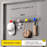Heavy Duty Magnetic Door Organizer Rack With Carbon Steel Storage Hooks 14
