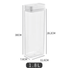 Airtight Spaghetti Storage Container With Clear Plastic Food Organizer 6