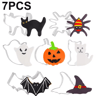 Halloween Metal Cookie Cutter Set For Pumpkin Ghost And Bat Shaped Baking 6