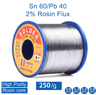 250g Rosin Core Solder Wire  Low Temperature Bright  EasytoSolder Alloy 10121520 Mm 0