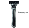 Classic 6Edge Safety Razor  Manual Shaver With 27 Replacement Blades For Mens  Womens Hair Removal 4