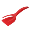 2 In 1 Nylon Grip Flip Tongs With Egg Spatula And Steak Turner Clamp 8