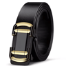Luxury Genuine Leather Belt For Men  Quality Mens Automatic Buckle Belt With Metal Strap 13