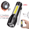 Powerful P70 LED Flashlight  5000LM Ultra Bright Tactical Zoom Torch With Builtin 18650 Battery 7