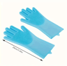 Silicone Pet Grooming Cleaning Gloves  Dog  Cat Bathing Gloves With Silicone Hair Removal Glove Mas 7