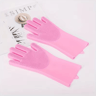 Silicone Pet Grooming Cleaning Gloves  Dog  Cat Bathing Gloves With Silicone Hair Removal Glove Mas 8