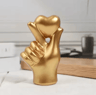 1 Pcs Hand Gesture Figurine Modern Minimalist Resin Home Decor Living Room Ornament And Valentines  4