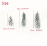 20Pcs Artificial Pine Branches White Flocking Christmas Tree Decoration For Festive Home And Party  5