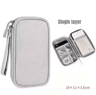 Digital Accessories Organizer Bag SingleDouble Layer Portable Cable Storage Pouch For Tech Accessor 8