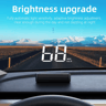 W2 Universal Car Digital HUD GPS Speedometer Windshield Projector Portable Auto Electronics Accesso 5