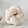 LambKnot Knotted Ball Cushion  Plush Octagonal Throw Pillow For Sofa  Bed Backrest 9
