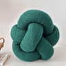 LambKnot Knotted Ball Cushion  Plush Octagonal Throw Pillow For Sofa  Bed Backrest 10