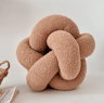 LambKnot Knotted Ball Cushion  Plush Octagonal Throw Pillow For Sofa  Bed Backrest 7
