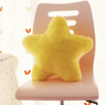 StarGlow Plush FivePointed Star Pillow157 Inches  Soft Yellow Pink  Red Decorative Cushion For Sofa 4