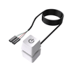 ProSwitch LED External PC Power Button  2 M Desktop Computer OnOff Switch With Colorful LED 7