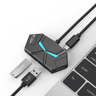 06CM12M HUB 7port Compatible USB20 Expansion Splitter Laptop Connect Hard Drive Computer TYPEC Stab 6