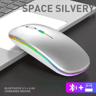 LumiWave 52 Wireless Bluetooth Gaming Mouse  USB Charging  24 GHz Portable Mouse 4