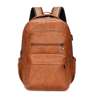 UrbanEdge USB Charging PU Leather Laptop Backpack  Large Capacity Computer  School Bag For Teenage  5