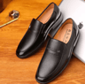 Genuine Leather Mens Business Loafers Breathable Formal Slip On Driving Shoes 6