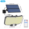 Solar 234 LED Outdoor Motion Sensor Flood Light  Super Bright RemoteControlled Wall Security Lamp 7