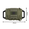 Tactical IFAK First Aid Kit  MOLLE Medical Emergency Survival Pouch For Outdoor Hunting  Rapid Resp 7