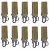 Tactical Molle Hanging Buckle Carabiner Keychain Outdoor Climbing Camping Accessory 16