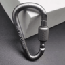 MultiColor Aluminum Carabiner Keychain Clip  DShape Locking Hook For Camping Hiking  Everyday Carry 9