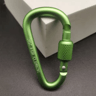 MultiColor Aluminum Carabiner Keychain Clip  DShape Locking Hook For Camping Hiking  Everyday Carry 7