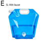 Foldable Camping Water Container  5L10L Portable Outdoor Water Storage Bag For Hiking Travel  Emerg 9