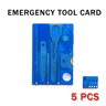 MultiTool Survival Card  Portable Swiss Army Style Wallet Tool For Camping Emergency  Outdoor Repai 9
