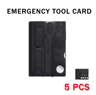 MultiTool Survival Card  Portable Swiss Army Style Wallet Tool For Camping Emergency  Outdoor Repai 10