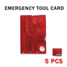 MultiTool Survival Card  Portable Swiss Army Style Wallet Tool For Camping Emergency  Outdoor Repai 8