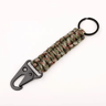 Military Paracord Keychain Carabiner  Braided Paracord Survival Keychain With Bottle Opener For Cam 9